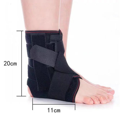 Adjustable Ankle Support Adjustable Ankle Brace for Sprains Injuries Aluminum Alloy Support for Achilles Tendinitis Relief Compression Therapy