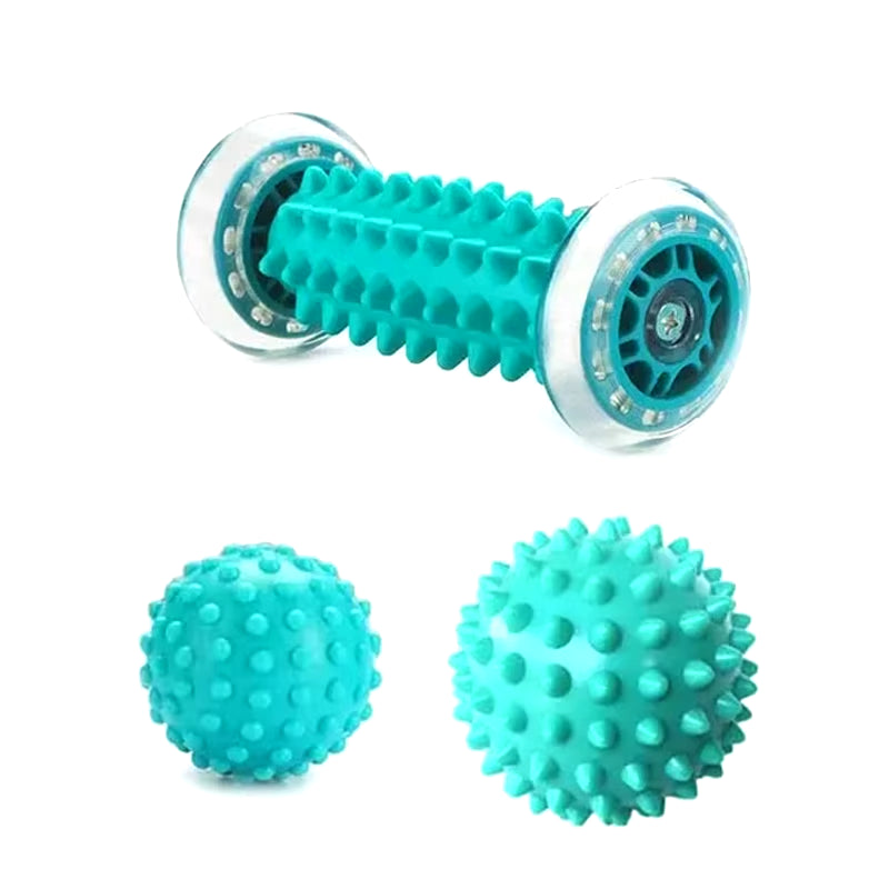 Foot Massager Roller Massage Ball Plantar Fasciitis Deep Tissue Back Leg Hand Tight Muscle Massage