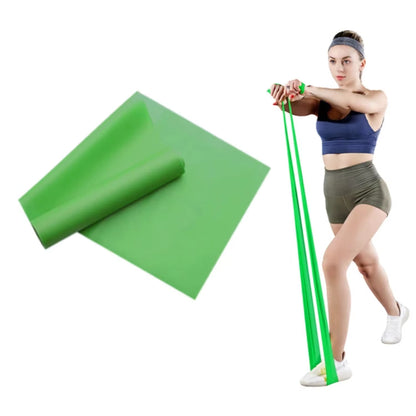 New Yoga Pilates Resistance Band Long Training Stretch Bands Physical Therapy Lower Body Strength Elastic Exercise Bands