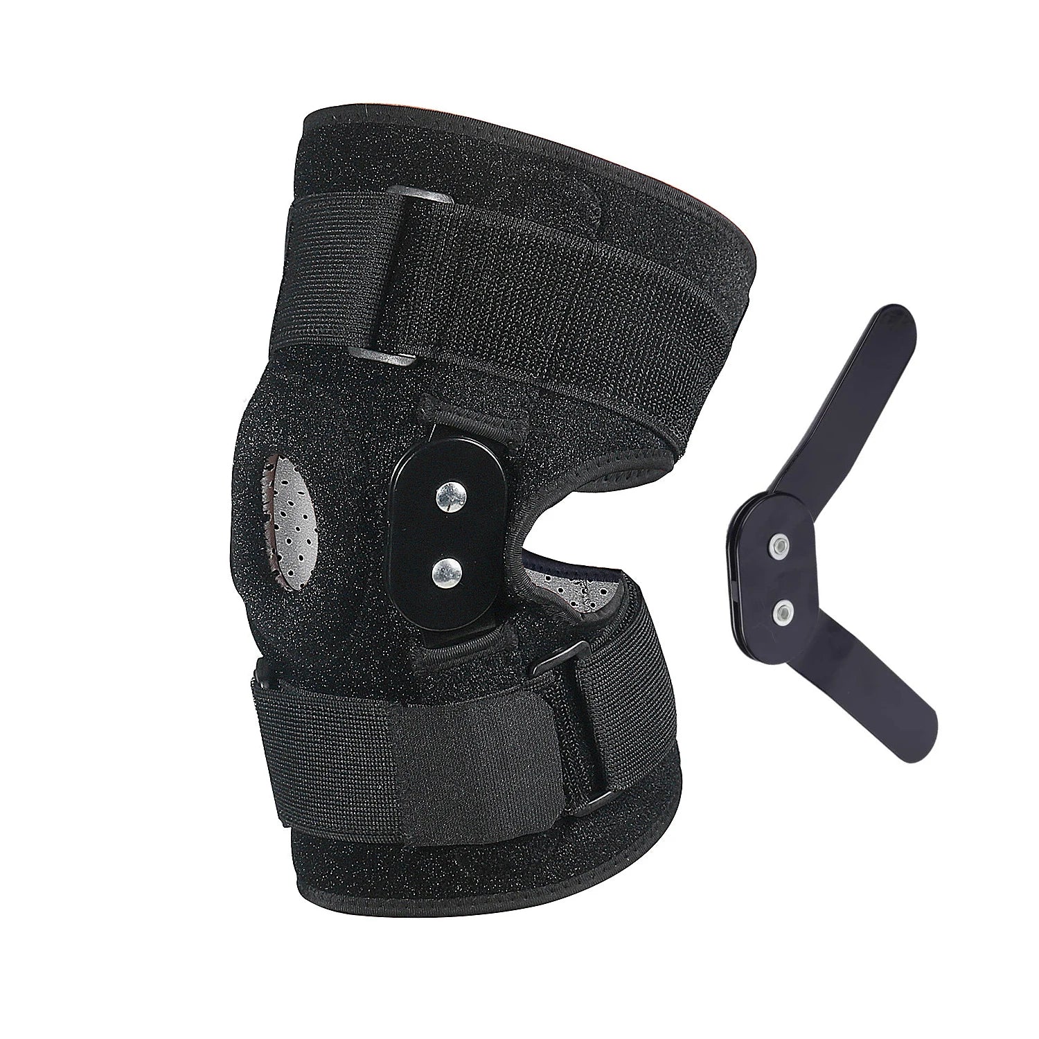 1Pc Adjustable Hinged Knee Brace Knee Joint Support Wrapped Meniscus