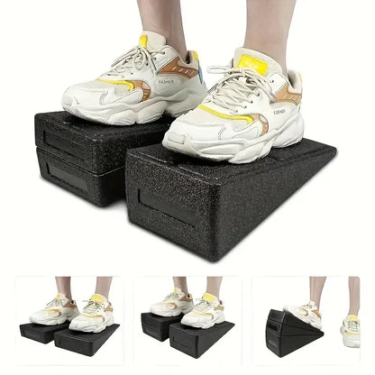 3Pcs Yoga Wedge Stretch Slant Boards Adjustable Bricks Squat Wedge Blocks for Exercise Gym Fitness Yoga Accessories