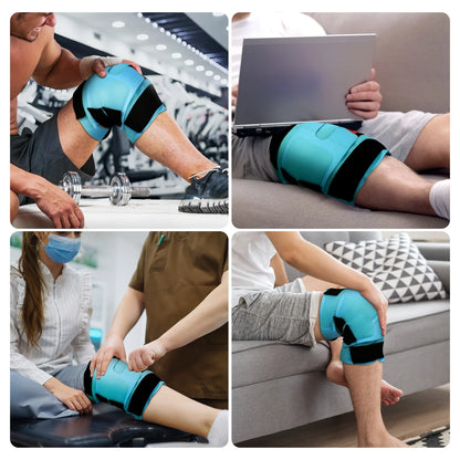 XL Knee Ice Pack Wrap, Reusable Cold Therapy for Knee Pain Relief, Swelling, Bruises