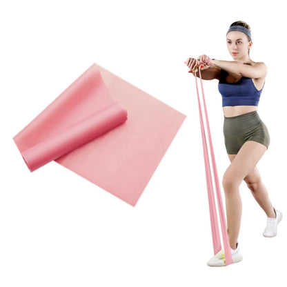 New Yoga Pilates Resistance Band Long Training Stretch Bands Physical Therapy Lower Body Strength Elastic Exercise Bands